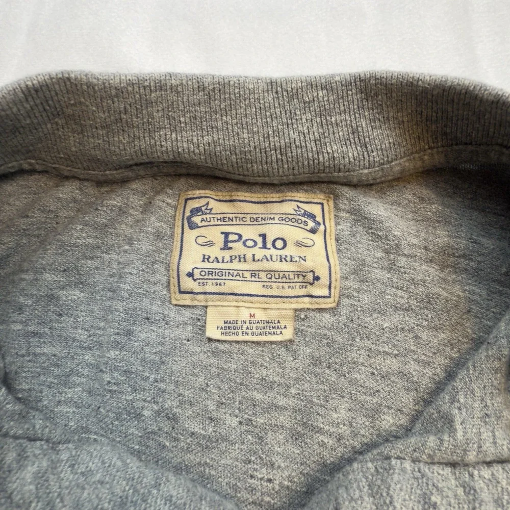 Vintage Authentic Denim Goods Polo‎ Ralph Lauren Men's Polo Shirt Size Med